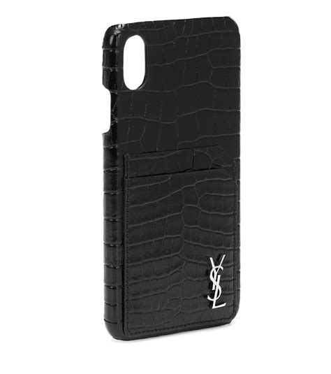 cover iphone xs max yves saint laurent|IPHONE 15 CASE IN LEATHER .